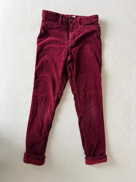 Skinny zateplene nohavice, h&m,128
