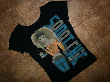 Tričko so ženou, s