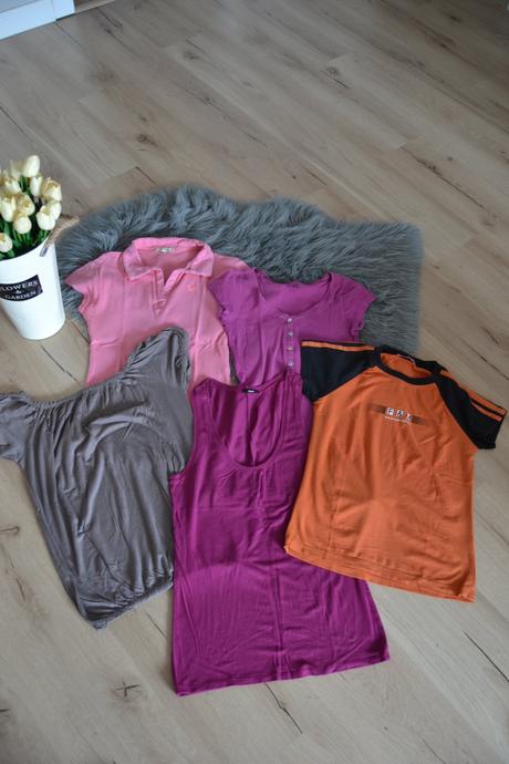 Balík dámskych tričiek 5ks, veľkosť s, s