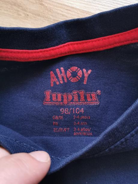 Tričko loďka 98/104, lupilu,98