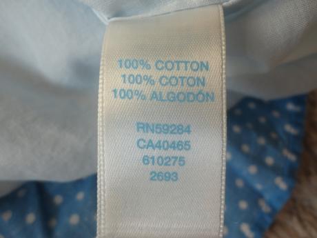 Modré letné šaty s nohavičkami, 74