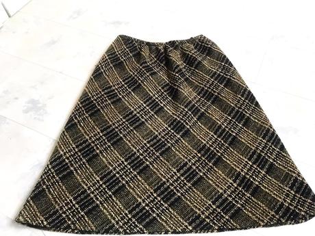 Teplá uzlíková sukňa m/l, l