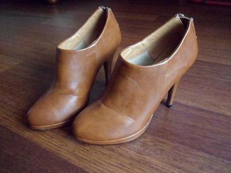 Sexi topanocky vo farbe camel, mixer,36