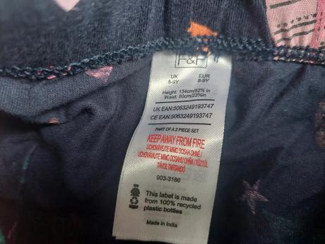 Vianočné pyžamo zn.ff veľ.134, 134