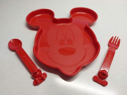 Tanier a príbor mickey mouse -nové, 