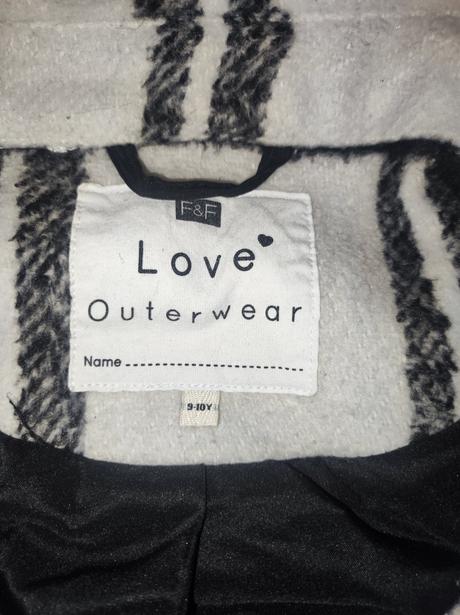 Dievčenský kabátik 9-10 rokov, f&f,134