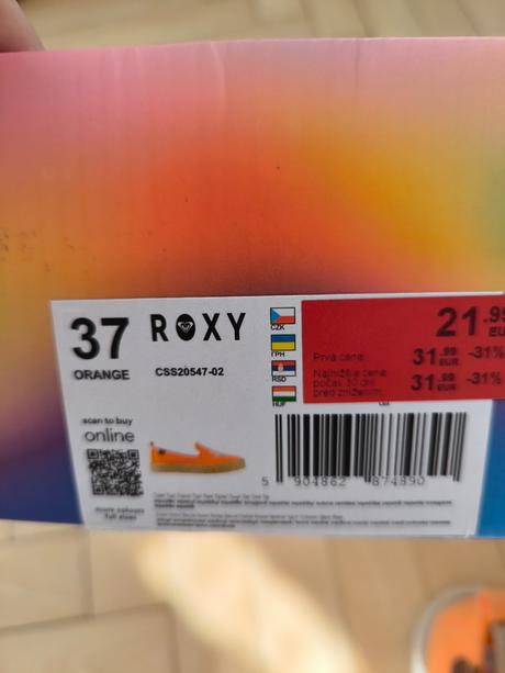 Topánky, roxy,37
