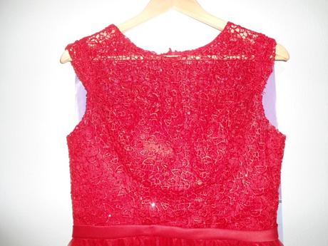 Červené večerné dlhé šaty, bonprix,38