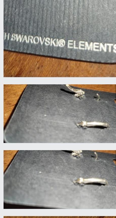 Náušnice tmavšie, rodiovane, 