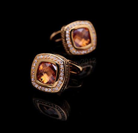 Manzetove gombiky s jantarom, 