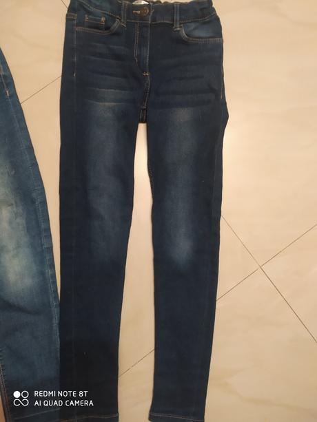 Balík riflí a tepláky, veľ.134, 122–134