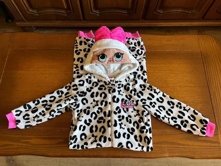 Teplé chlpaté pyžamko lol surprise 134/140, primark,134