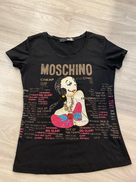 Tričko moschino, moschino,m