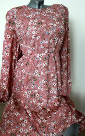 Kvetovane maxi dlhe saty, xxl