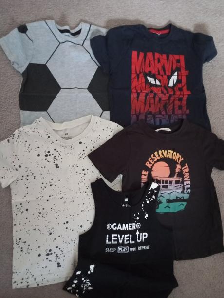 Tričká 110/116, h&m,110