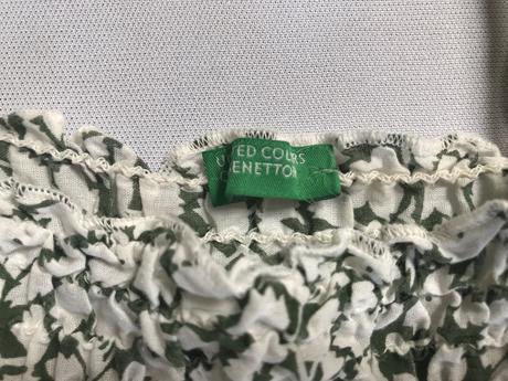 Bavlnené (pokrčené) šatičky 3-4 roky, benetton,98