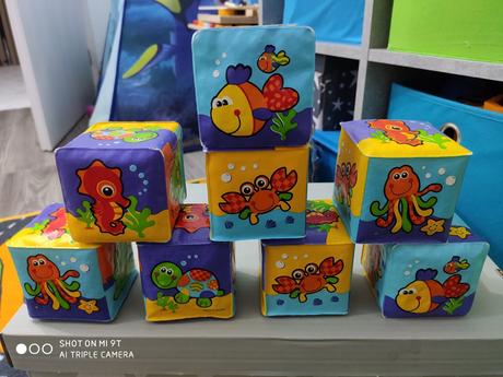 Penové kocky + darček, 