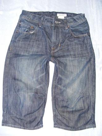 Rifľové bermudy zn. h&m, h&m,140