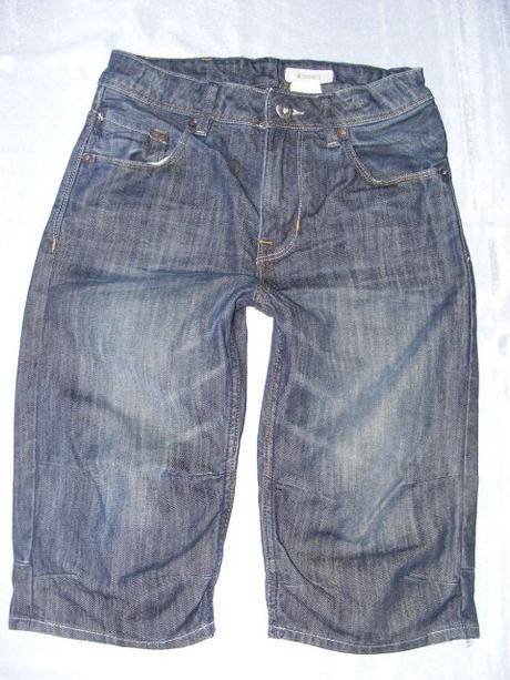 Rifľové bermudy zn. h&m, h&m,140