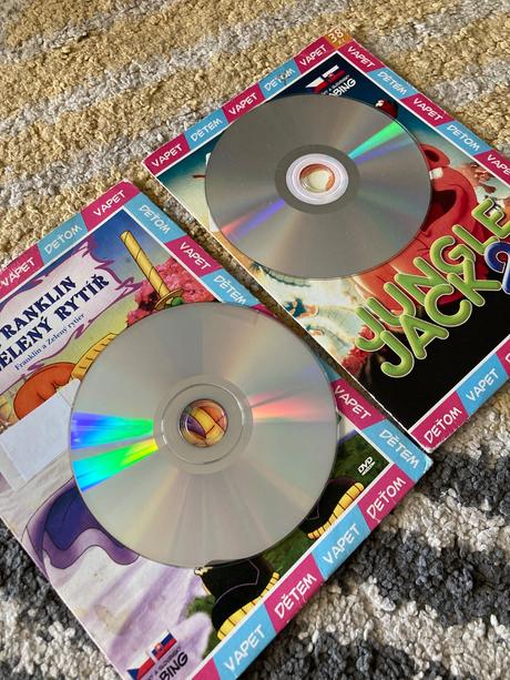 Dvd vapet rozprávky 4ks,