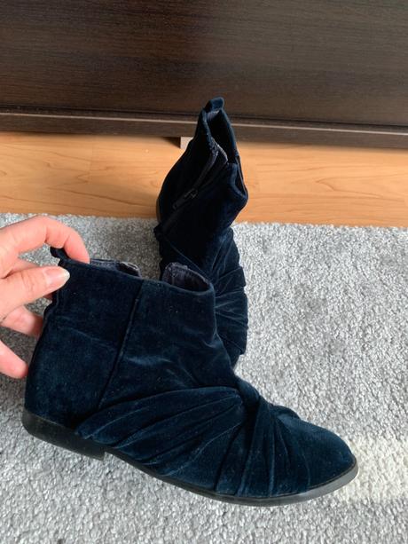 Zamatové topánky, zara,34