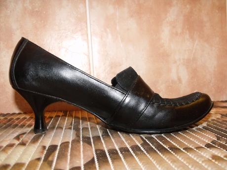 Spoločenské kožené topánky s 5 cm opätkom, 37