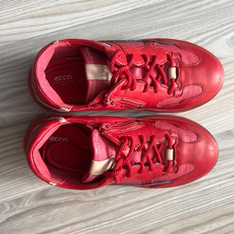 Ecco ružové kožené tenisky 32, ecco,32