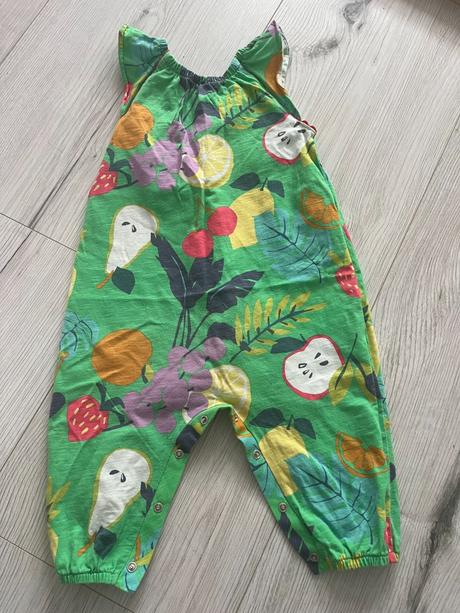 Zelené vzorované trakové nohavice, next,86