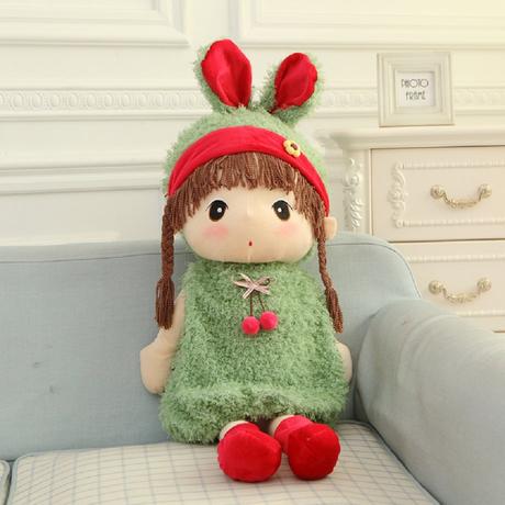 Zelena plnena babika angela dolls velkost 45cm,