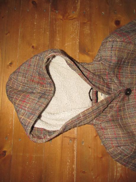 Kabát s kapucňou v zemitých tónoch, timeout,s