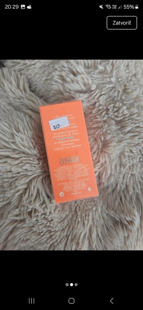 Parfémový sprej clinique happy, 