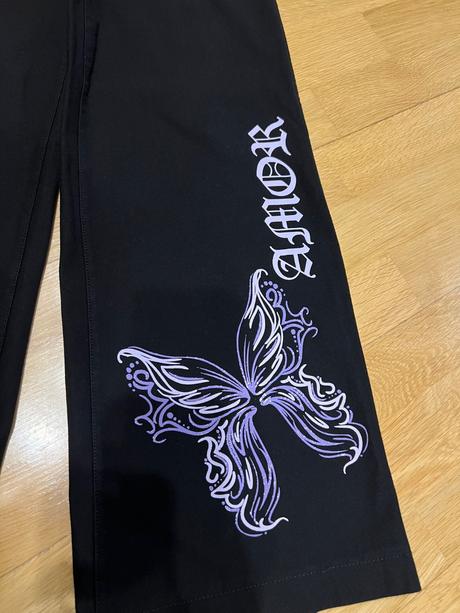 Široké nohavice, h&m,152