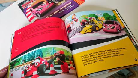 4x knihy o autíčkach, 