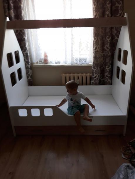 Detská posteľ domček montessori 2, šírka (cm): 80,dĺžka (cm): 160