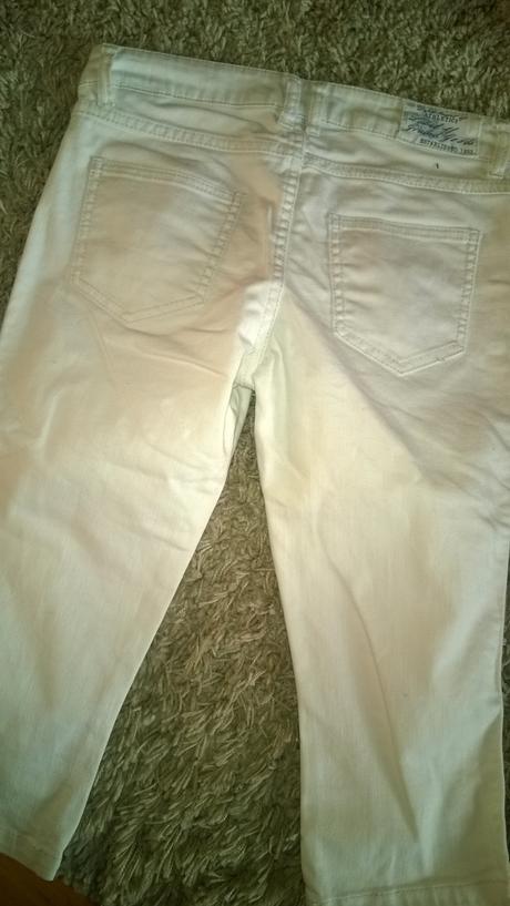 3/4 riflove kratasy denim 140/146/152/158, h&m,146