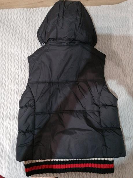 Vesta prešívaná na jar/jeseň raz oblečená, l