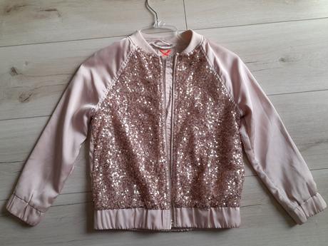 Saténová bomberka, h&m,128