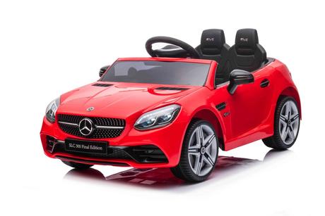 Elektrické autíčko mercedes-benz slc 12v, červené,,