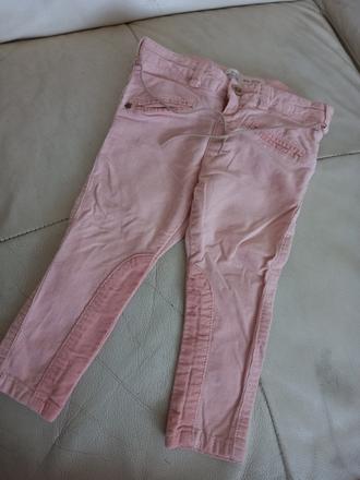 Ružové menčestrové nohavice zara 86, zara,86