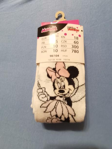 Pančušky minnie nové, disney,98