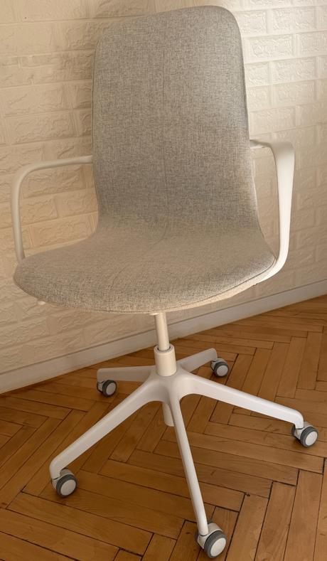 Långfjäll ikea kancelárska stolička s opierkami, 