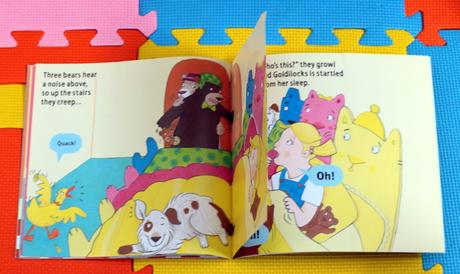 Goldilocks and the three bears flip the flap - p,
