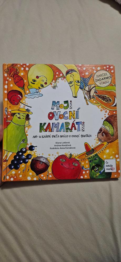 Kniha moji ovocní kamaráti,