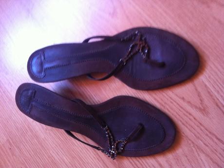 Kamienkové žabky zn. zara, 38