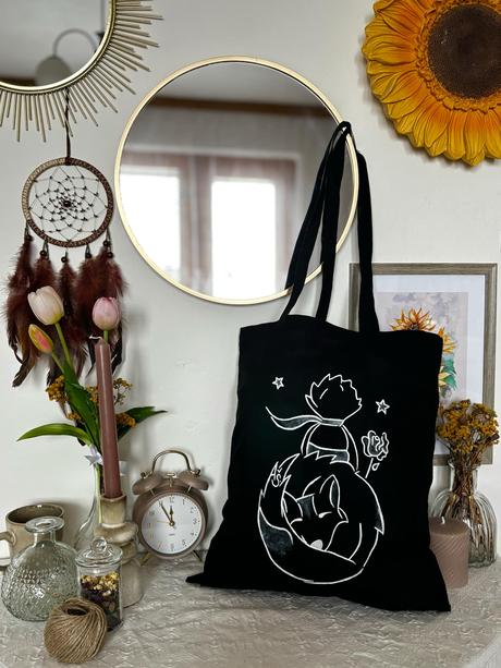 Plátené, ručne maľované tašky, 