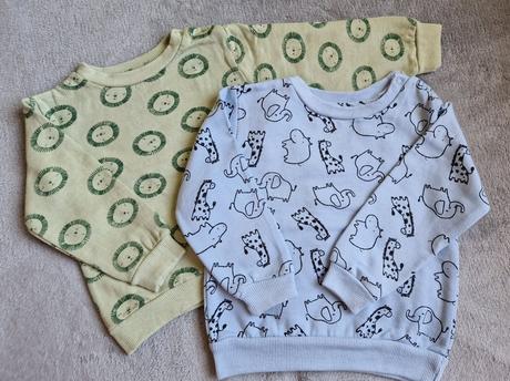 Mikiny 2ks, fox & bunny,92