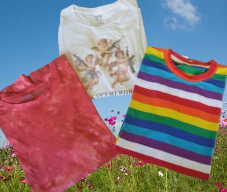 3x dámske tričko vo veľ. m, m