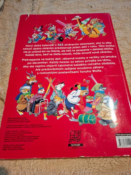 Kniha detský kalendár, 
