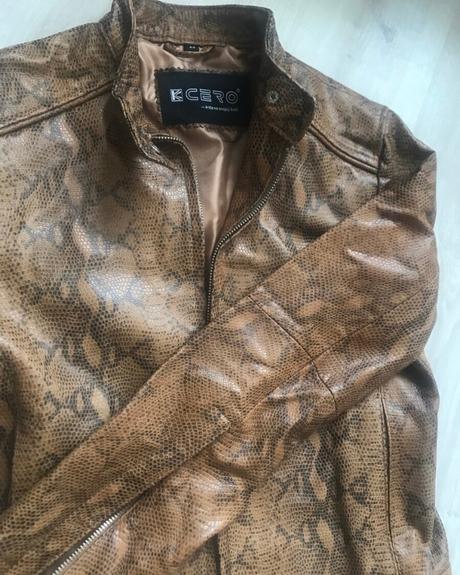 Nová kožená bunda kcero, 38 - m