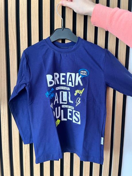 Chlapčenské tričko s dlhým rukávom, 134